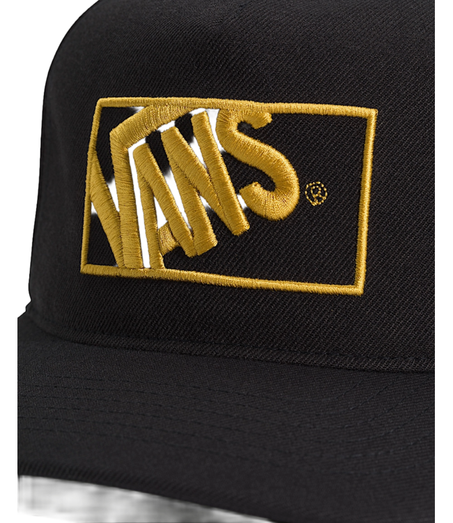 VANS MENS FORMULA SNAPBACK HAT HO25 (F0E) BLACK/BURNT GOLD