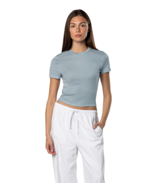 TEAMLTD TEAMLTD WOMENS BABY SHORT SLEEVE TEE BLUE