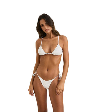 RHYTHM WOMENS GIGI SLIDE TRI BIKINI TOP WHITE