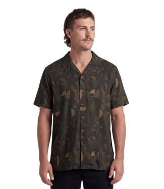 TEAMLTD TEAMLTD MENS VICE SHORT SLEEVE SHIRT JUNGLE NOIR