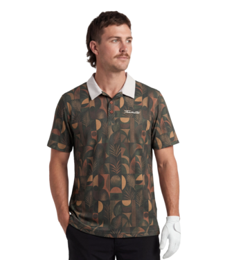 TEAMLTD TEAMLTD MENS PAR-TEE SHORT SLEEVE POLO JUNGLE NOIR