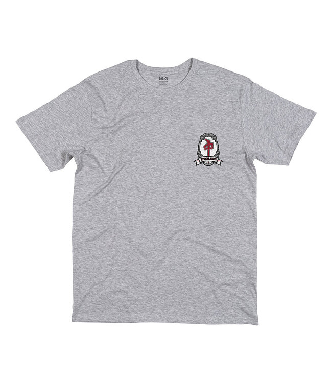 RDS MENS YAUCH SHORT SLEEVE TEE ATHLETIC GREY