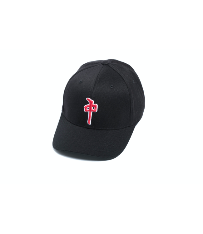 RDS MENS OG PUFFY FLEXFIT HAT BLACK/RED