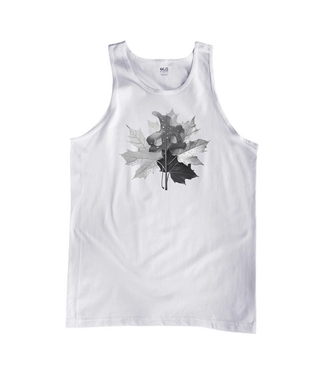 RDS RDS MENS LEAF PILE TANK WHITE