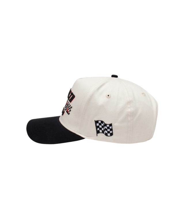 TEAMLTD MENS CHAMPIONS SNAPBACK HAT WHITE/BLACK