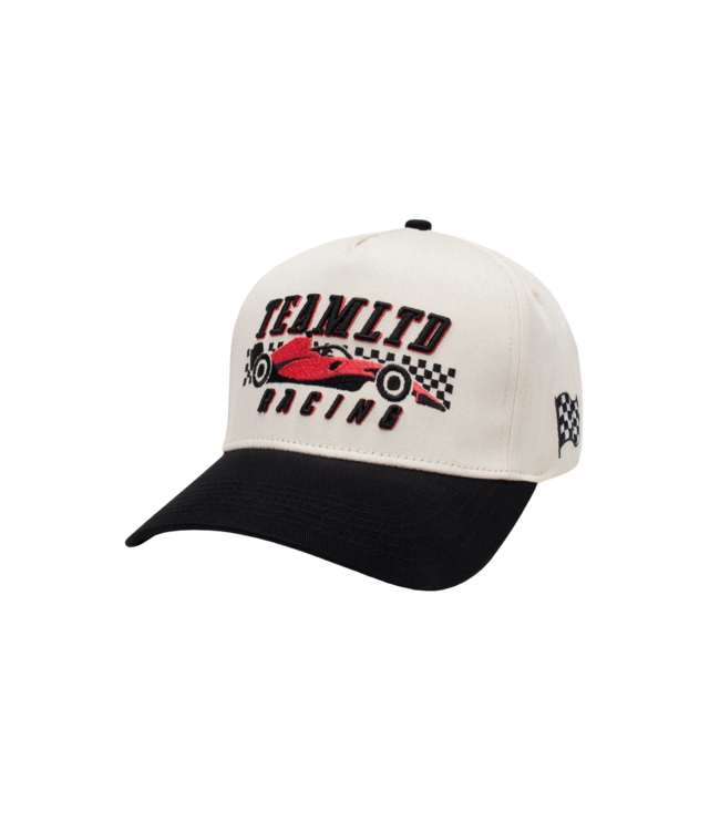 TEAMLTD MENS CHAMPIONS SNAPBACK HAT WHITE/BLACK