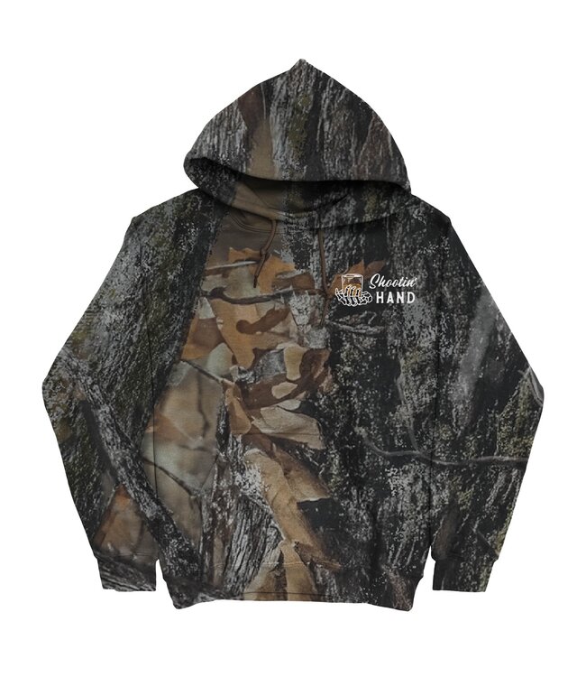 SENDERO MENS SHOOTIN HAND PULLOVER HOODIE WILL TREE CAMO