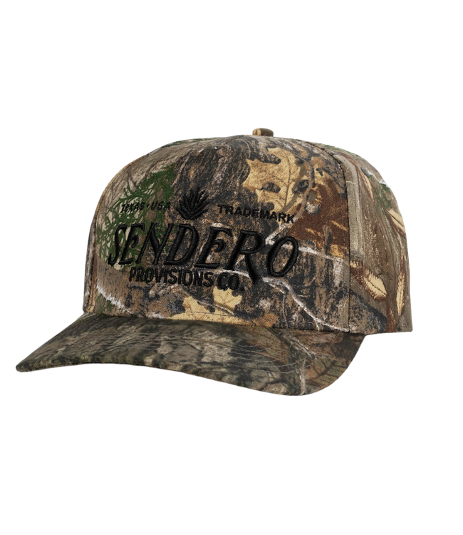 SENDERO MENS LOGO SNAPBACK HAT REALTREE CAMO