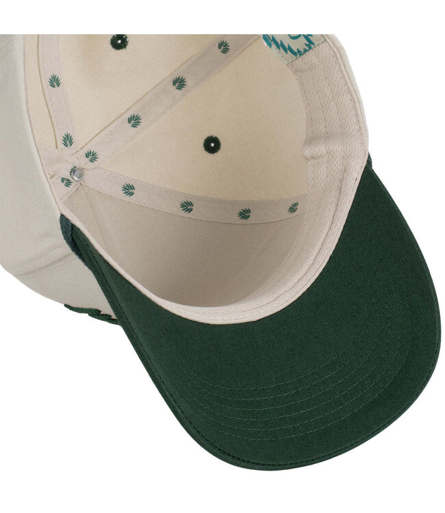 SENDERO MENS COWBOY SNAPBACK HAT CREAM/GREEN