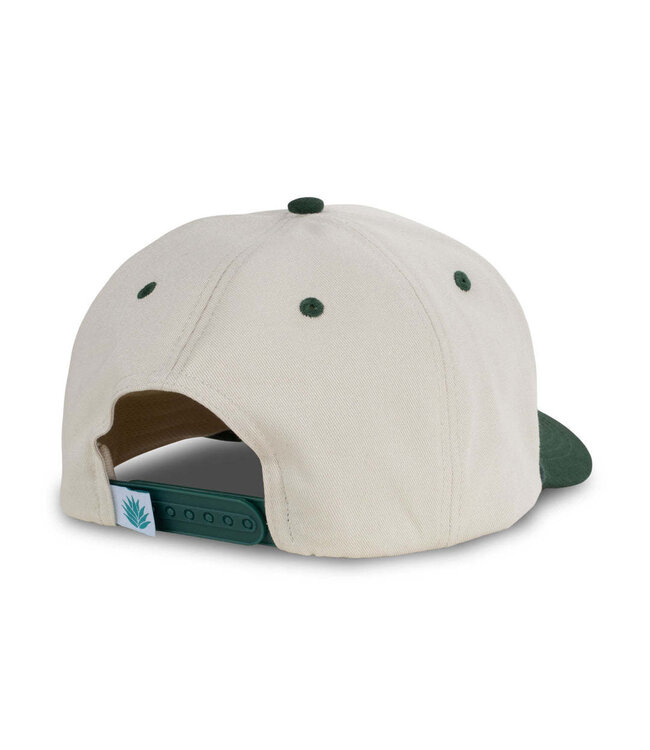 SENDERO MENS COWBOY SNAPBACK HAT CREAM/GREEN