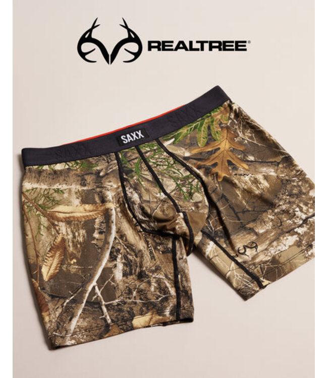 SAXX MENS VIBE XTRA BOXER BRIEF REALTREE EDGE