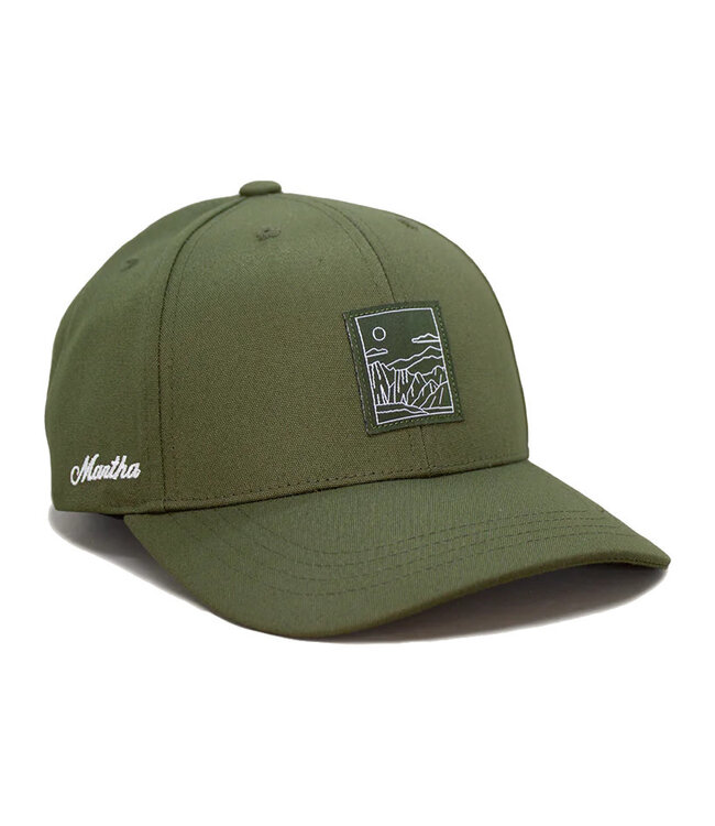 MARTHA MENS VALLE BASEBALL HAT GREEN