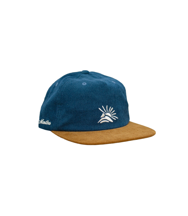 MARTHA MENS PALMA I SNAPBACK HAT BLUE/BROWN