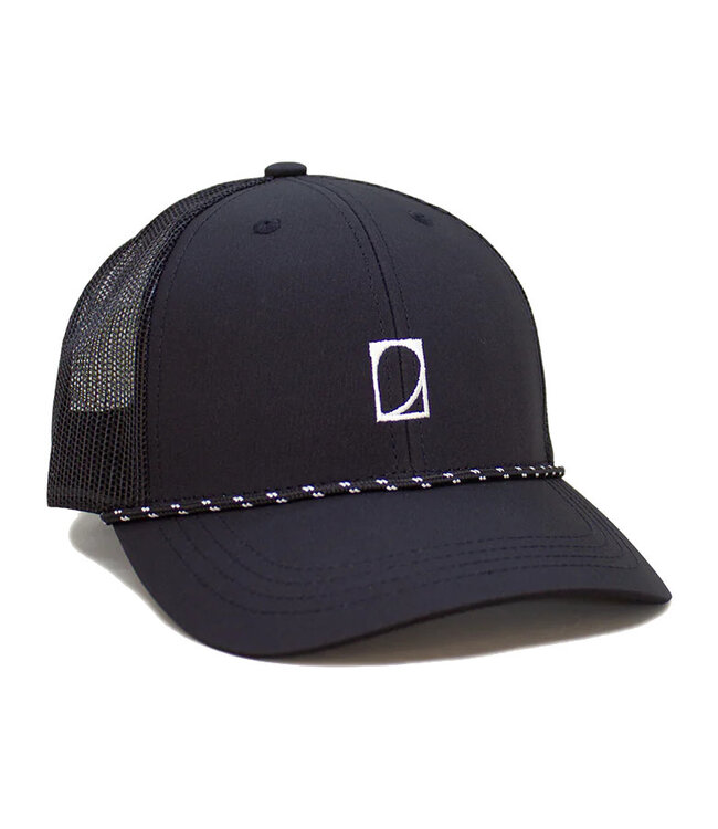 MARTHA MENS MALVA TRUCKER HAT BLACK