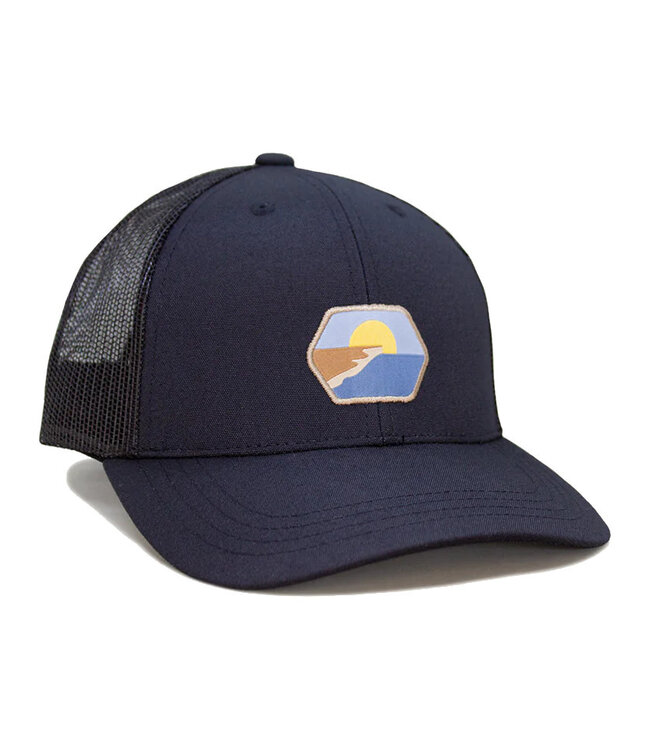 MARTHA MENS LUMA TRUCKER HAT BLACK