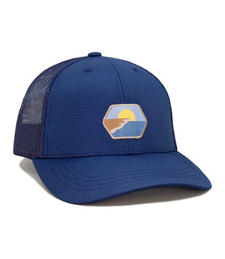 MARTHA MARTHA MENS LUMA TRUCKER HAT BLUE