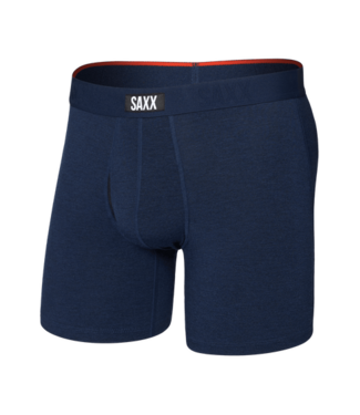 SAXX MENS VIBE XTRA BOXER BRIEF DARK NAVY HEATHER