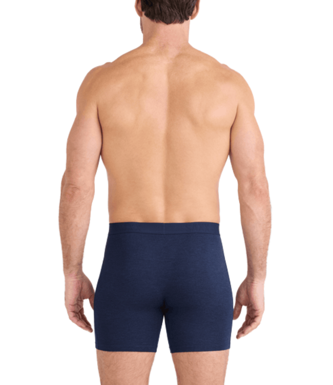SAXX MENS VIBE XTRA BOXER BRIEF DARK NAVY HEATHER