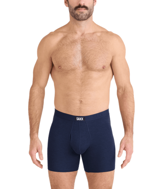 SAXX MENS VIBE XTRA BOXER BRIEF DARK NAVY HEATHER