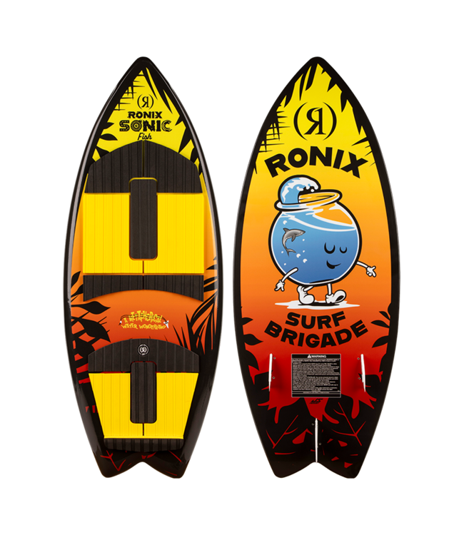 RONIX BOYS SONIC FISH WAKESURF SUNSET SPLASH 2026