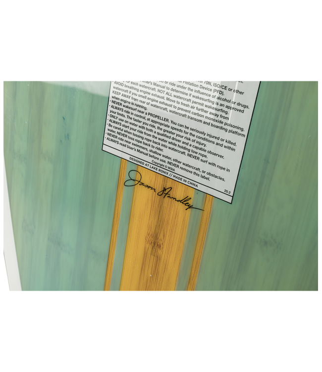 RONIX WOMENS KOAL CLASSIC FISH WAKESURF BOARD - SEA GLAZE/WHITE/PEACH 2026