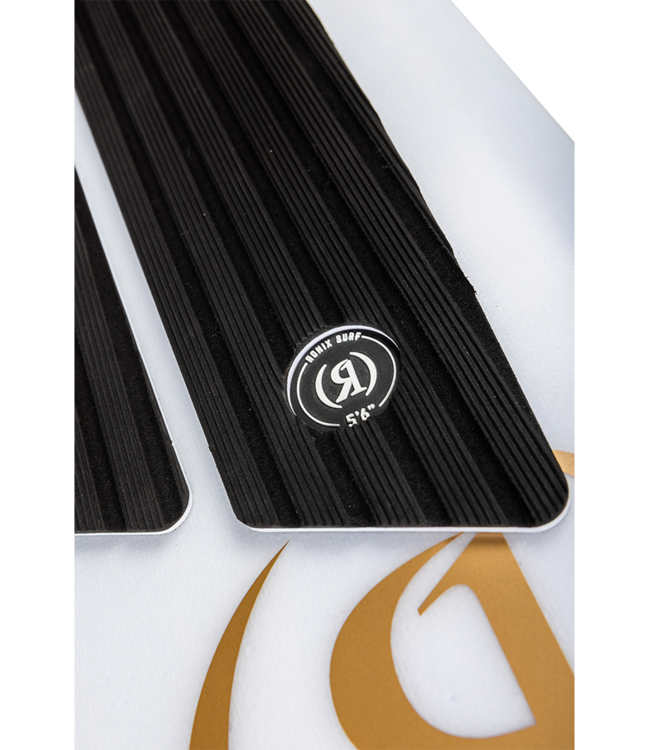 RONIX FLYWEIGHT WAVE KING SURFER WAKESURF BOARD WHITE/BLACK/GOLD 2026