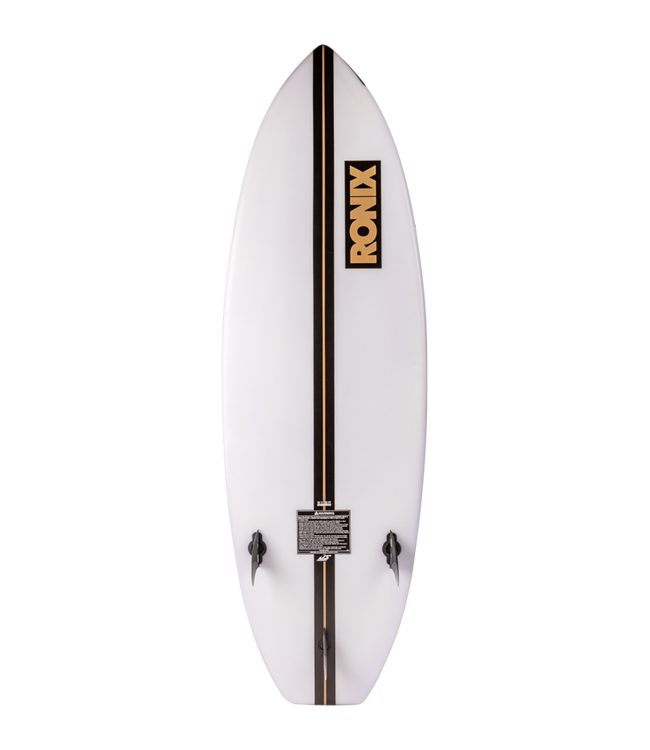 RONIX FLYWEIGHT WAVE KING SURFER WAKESURF BOARD WHITE/BLACK/GOLD 2026