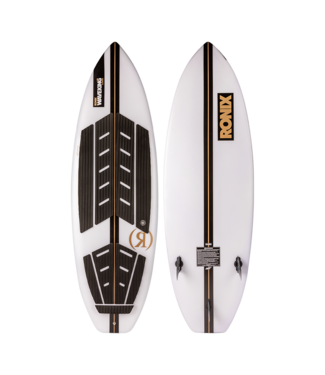 RONIX RONIX FLYWEIGHT WAVE KING SURFER WAKESURF BOARD WHITE/BLACK/GOLD 2026