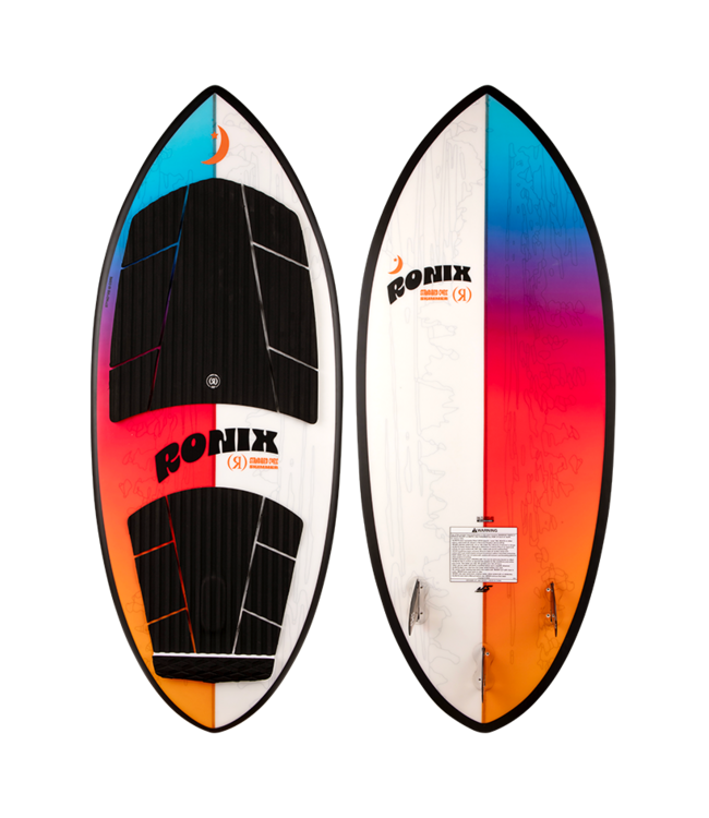 RONIX STANDARD CORE SKIMMER WAKESURF BOARD - SKYSCRAPE BLUE/RED 2026
