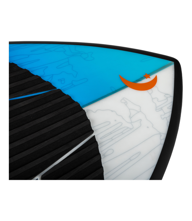 RONIX STANDARD CORE SKIMMER WAKESURF BOARD - SKYSCRAPE BLUE/RED 2026