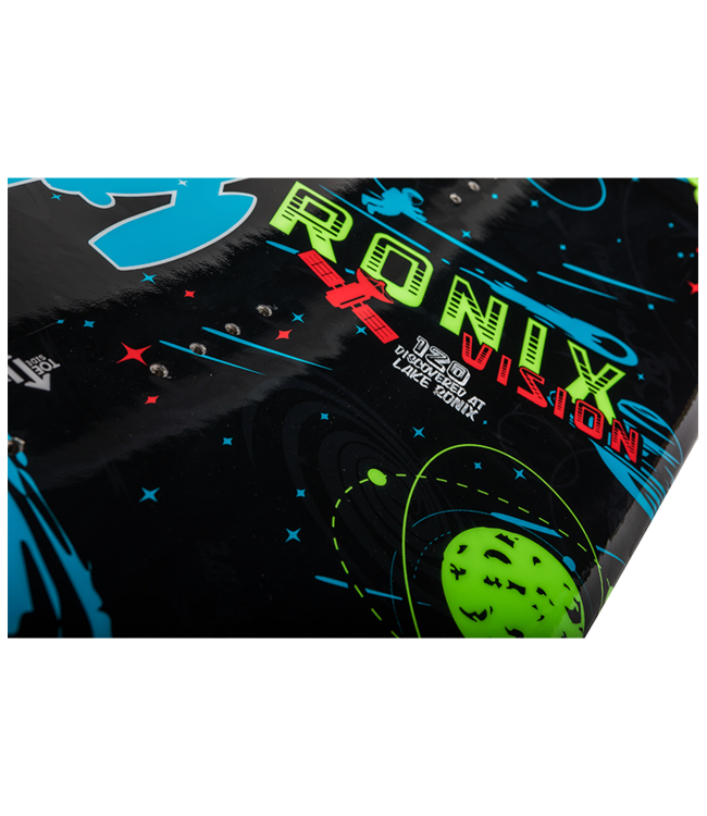 RONIX KIDS VISION WAKE BOARD - GALACTIC BLACK/GLOW N DARK 2026