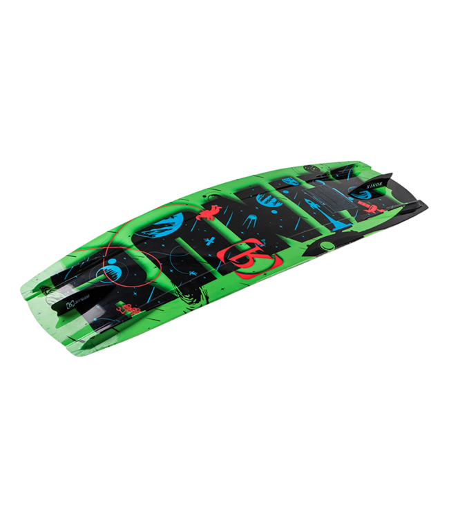 RONIX KIDS VISION WAKE BOARD - GALACTIC BLACK/GLOW N DARK 2026