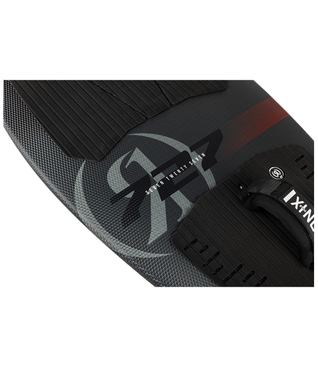 RONIX 727 TUFF TECH w/STRAPS FOIL BOARD - BLACK/CHARCOAL/RED 2026