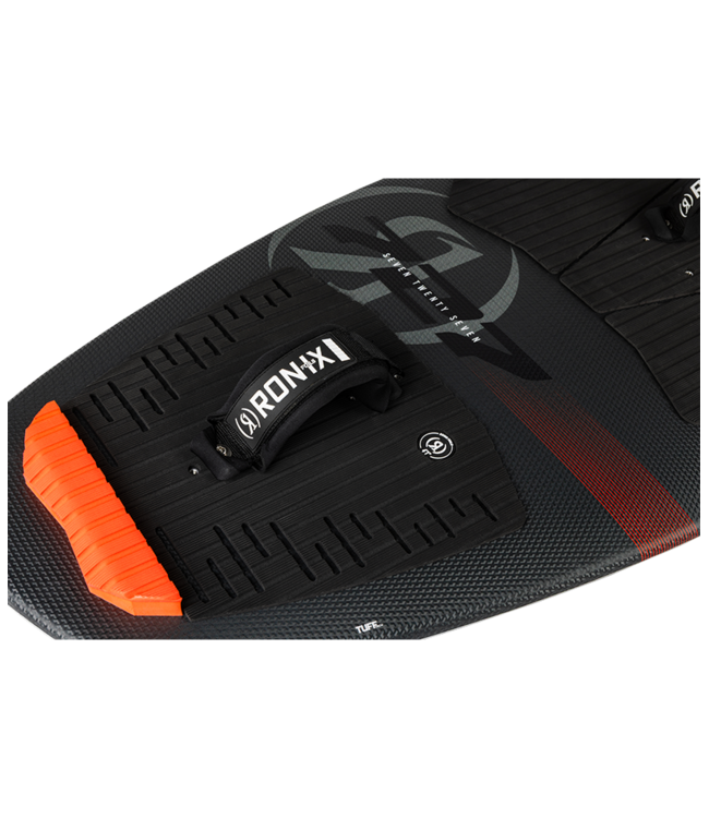 RONIX 727 TUFF TECH w/STRAPS FOIL BOARD - BLACK/CHARCOAL/RED 2026