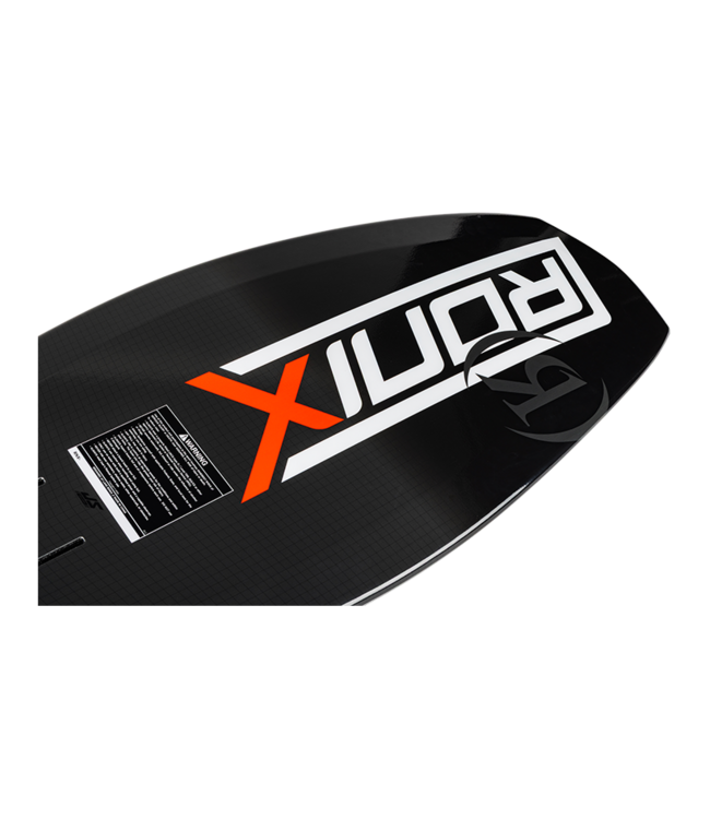 RONIX 727 TUFF TECH w/STRAPS FOIL BOARD - BLACK/CHARCOAL/RED 2026