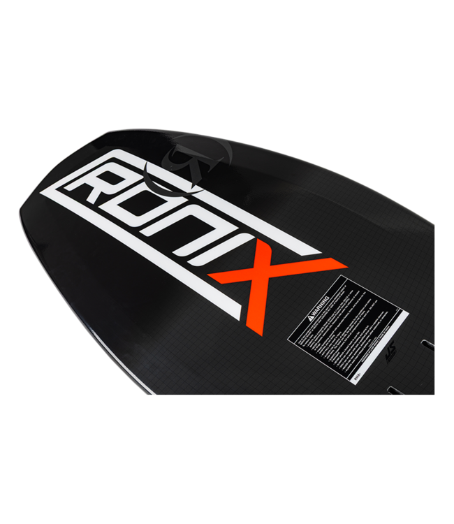 RONIX 727 TUFF TECH w/STRAPS FOIL BOARD - BLACK/CHARCOAL/RED 2026