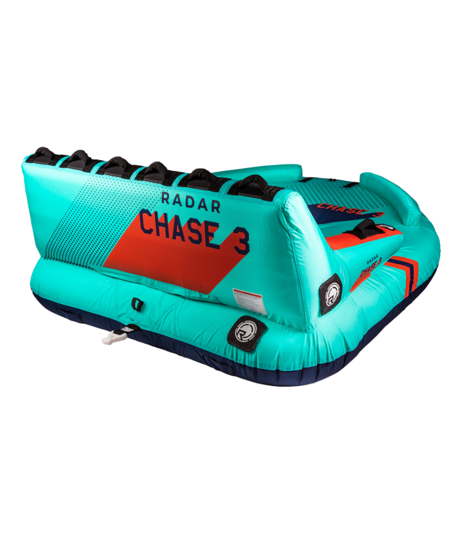 RONIX RADAR THE CHASE LOUNGE 3 PERSON TUBE - MINT/NAVY/RED 2026