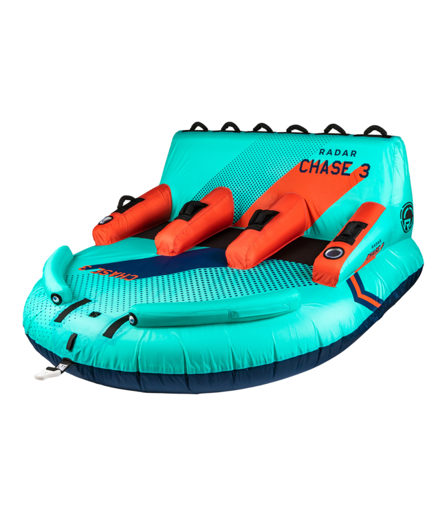 RONIX RADAR THE CHASE LOUNGE 3 PERSON TUBE - MINT/NAVY/RED 2026