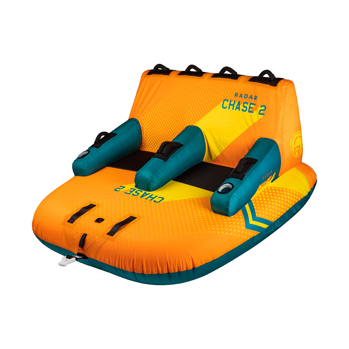 Ronix Raoar RONIX RADAR THE CHASE LOUNGE 2 PERSON TUBE - TEAL/ORANGE 2026 - ONE ...