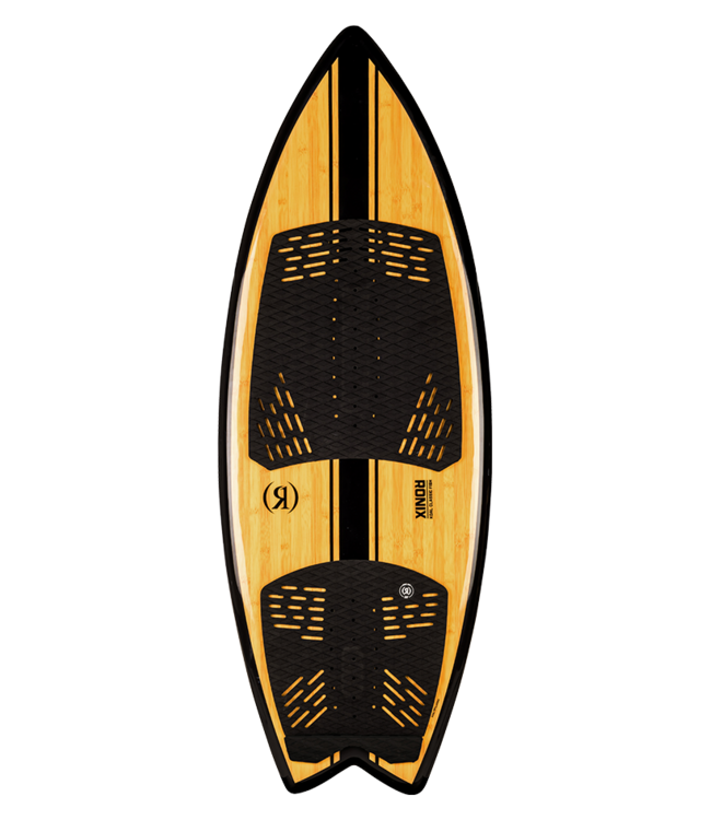 RONIX KOAL CLASSIC FISH WAKESURF BOARD GLOSSY BLACK/BAMBOO 2026