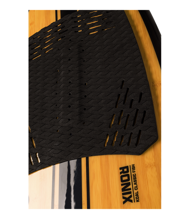 RONIX KOAL CLASSIC FISH WAKESURF BOARD GLOSSY BLACK/BAMBOO 2026