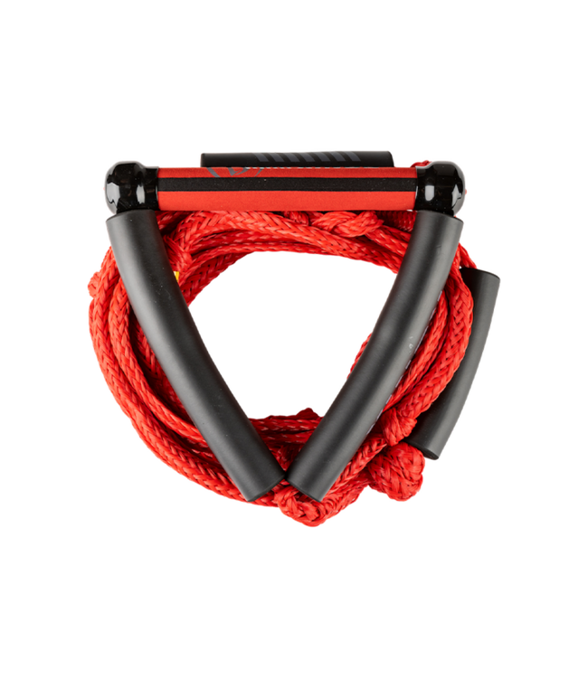 RONIX BUNGEE SURF ROPE W/ 10" HANDLE w/ 25FT 5 SECT - CRIMSON RED 2026