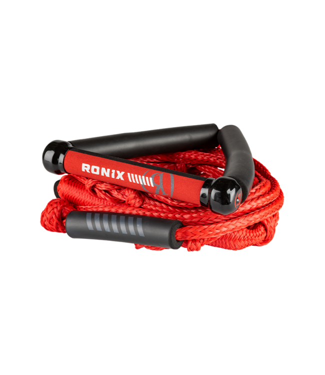 RONIX BUNGEE SURF ROPE W/ 10" HANDLE w/ 25FT 5 SECT - CRIMSON RED 2026