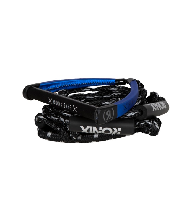 RONIX BUNGEE SURF ROPE W/ 11" HANDLE w/ 25FT 4 SECT - BLUE 2026