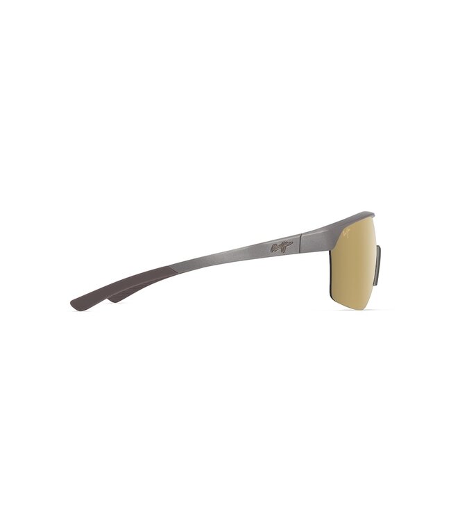 MAUI JIM PALUNA METAL SUNGLASSES MATTE LIGHT BROWN w/ HAWAII GLOW