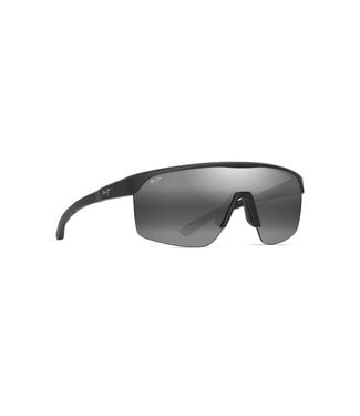 MAUI JIM PALUNA SUNGLASSES MATTE BLACK w/ GREY