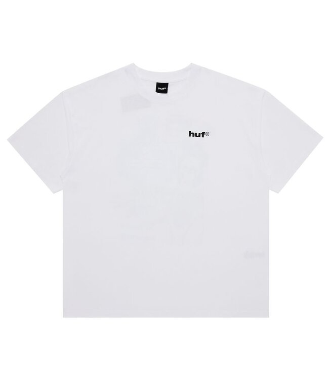 HUF MENS GIMME THE LOOT SHORT SLEEVE TEE WHITE