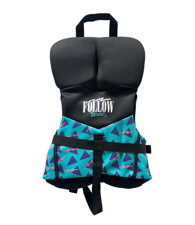 FOLLOW INFANT GROMMY USCGA VEST BLACK/TEAL 2026