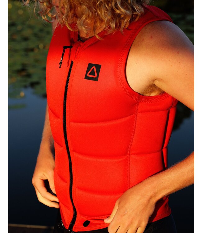 FOLLOW MENS CORP VEST RED/GREY 2026