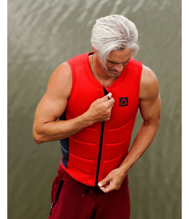 FOLLOW MENS CORP VEST RED/GREY 2026